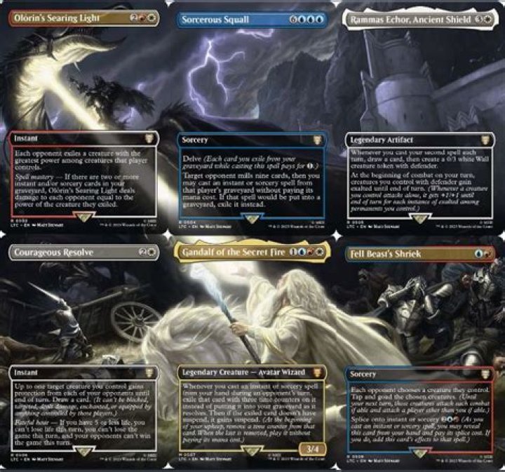 24 New Cards Previewed From The Lord Of The Rings: Tales Of Middle-earth Holiday Release