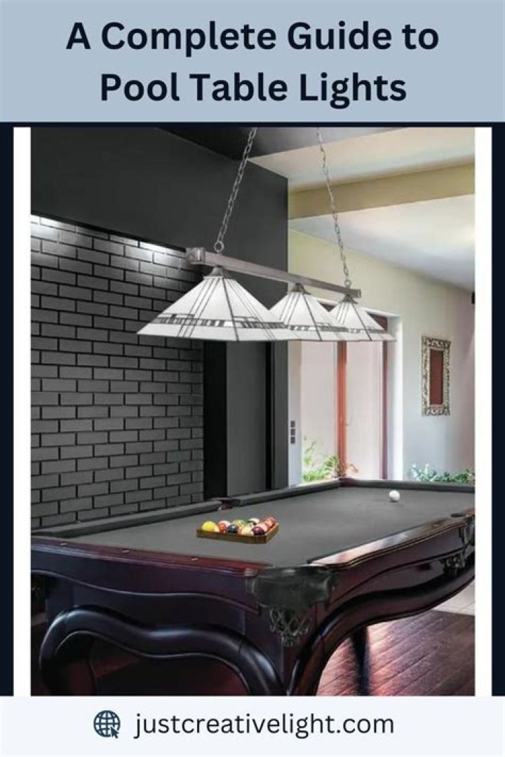A Complete Guide to Pool Table Lights