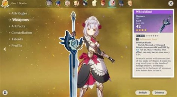 A Good Weapon For Itto, Noelle, Xinyan?