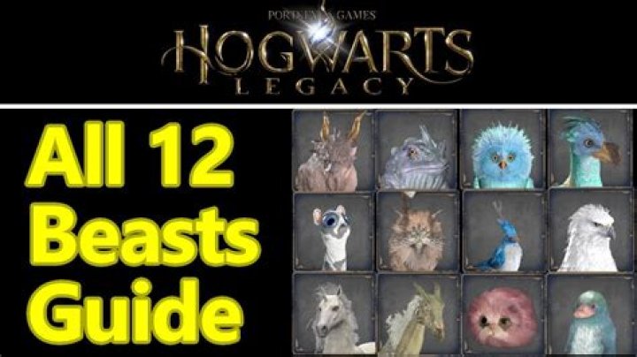 All beasts you can tame in Hogwarts Legacy