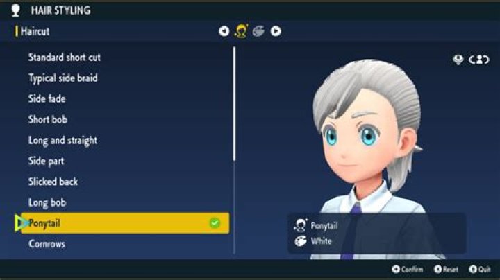 All haircut options in Pokemon Scarlet and Violet