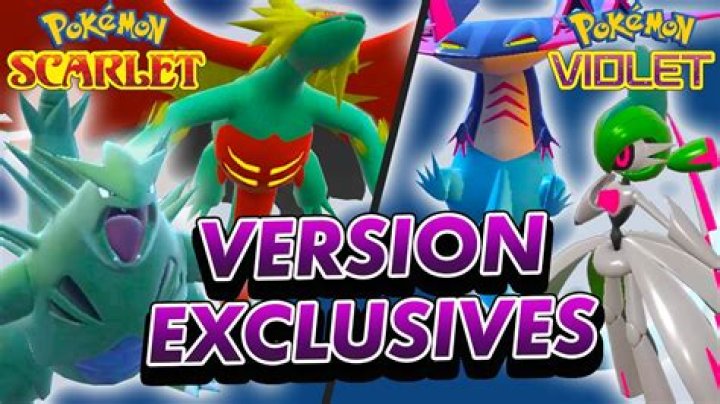 All Pokémon exclusive to Pokémon Scarlet