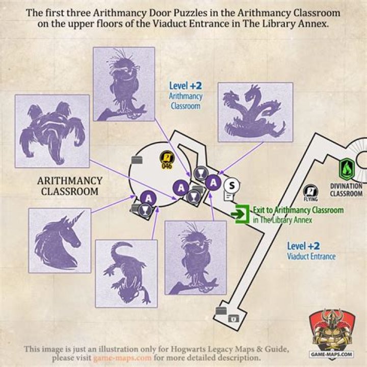 Arithmancy Door Puzzle Solutions in Hogwarts Legacy
