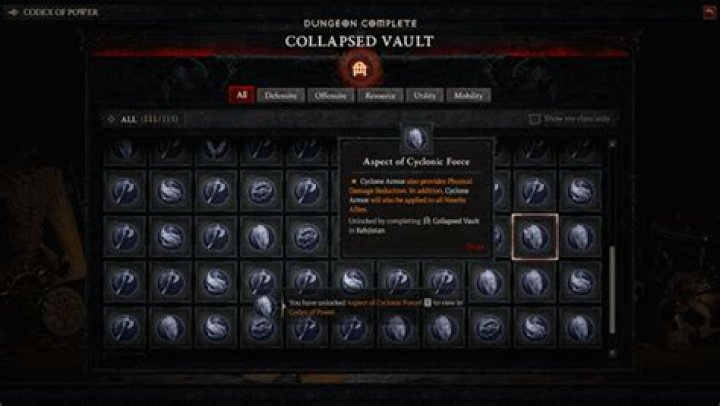 Aspect of Cyclonic Force (Effects, Location & How to Get): Diablo 4