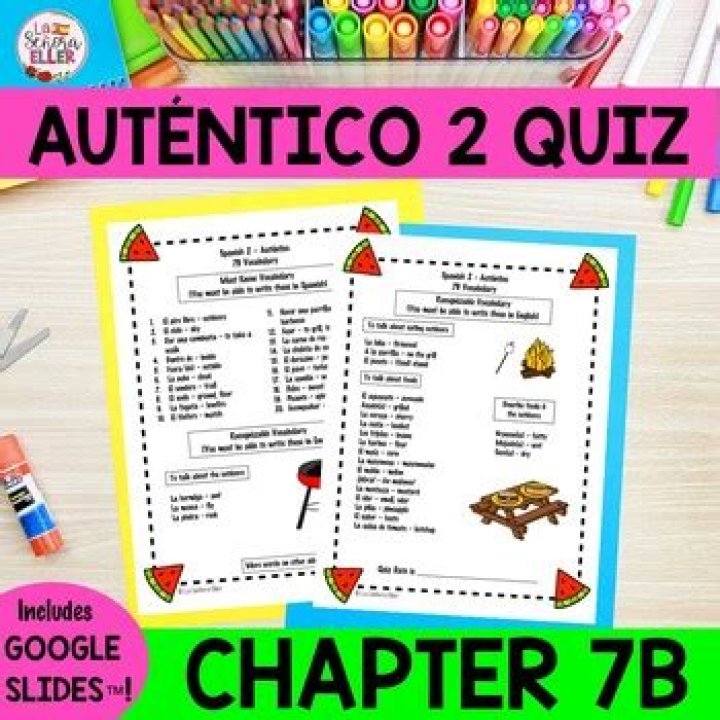 Autentico 1 Capitulo 7B - Direct Object Pronouns Quiz