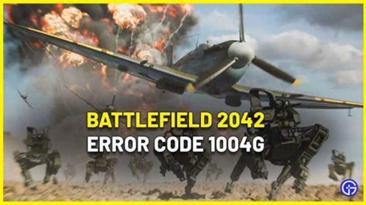 Battlefield 2042 Error Code 1004G Fix (Connection Error)