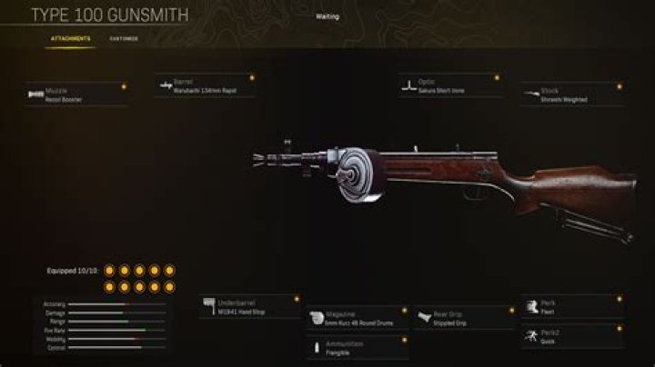 Best Type 100 Loadout and Class in Call of Duty: Warzone