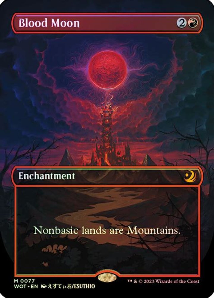Blood Moon (#077) (Borderless) | Enchanting Tales