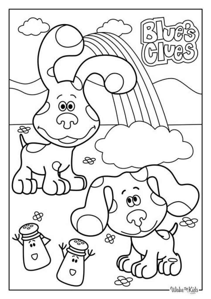 Blue's Clues Coloring - Blue's Clues Games