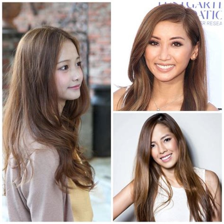 Can Asians have brown hair?