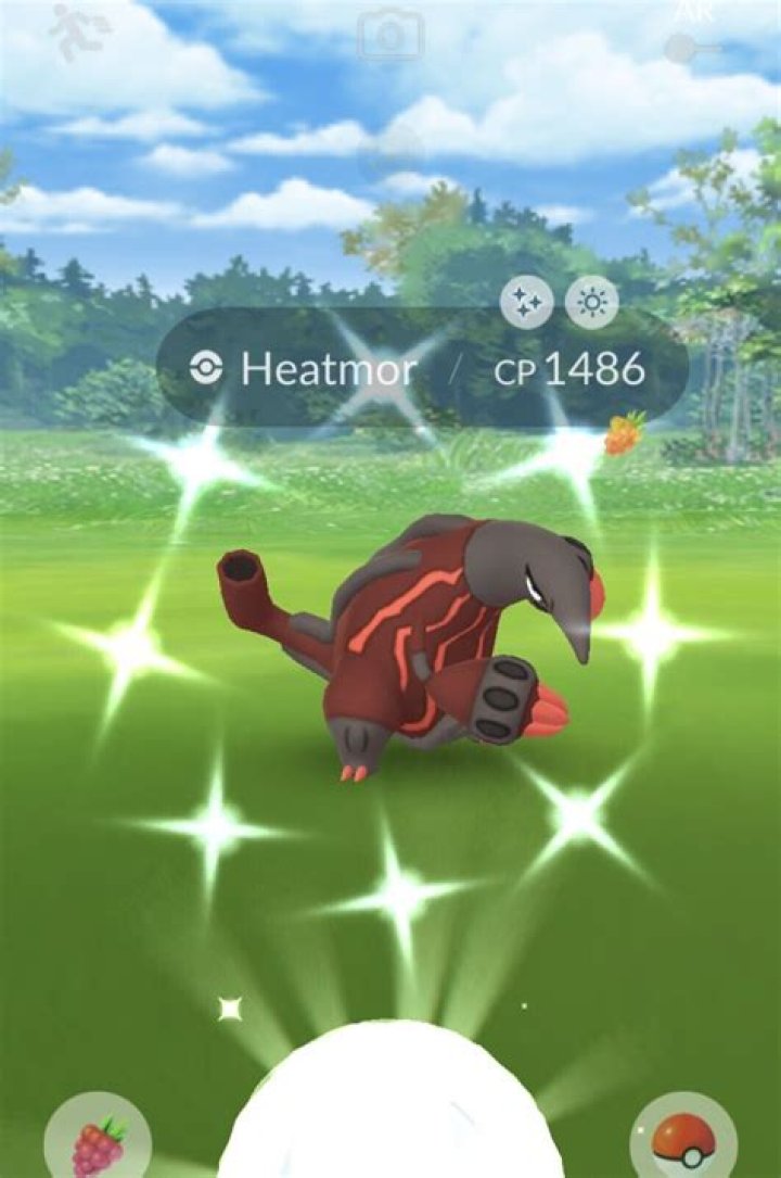 Can you catch a shiny Heatmor in Pokémon Go?