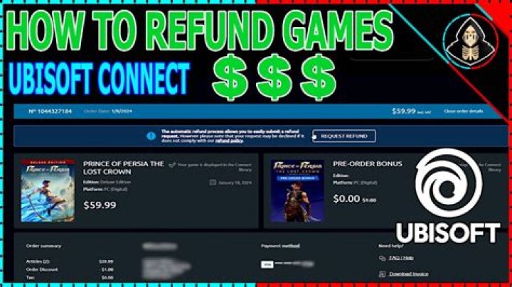 Can you return games on Ubisoft?