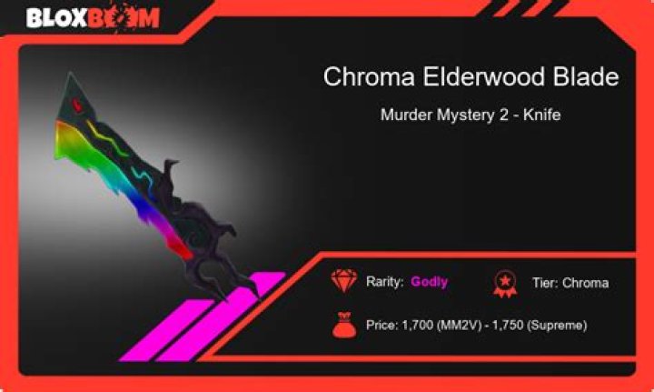 Chroma Elderwood Blade MM2 Value