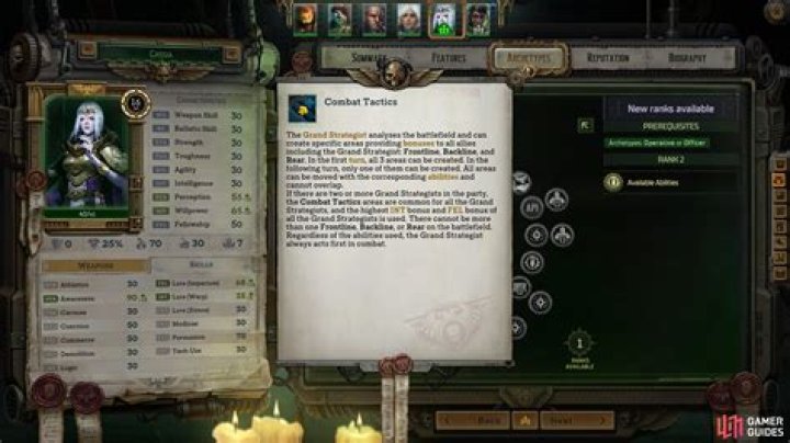 Combat Tactics - Warhammer 40K: Rogue Trader Database