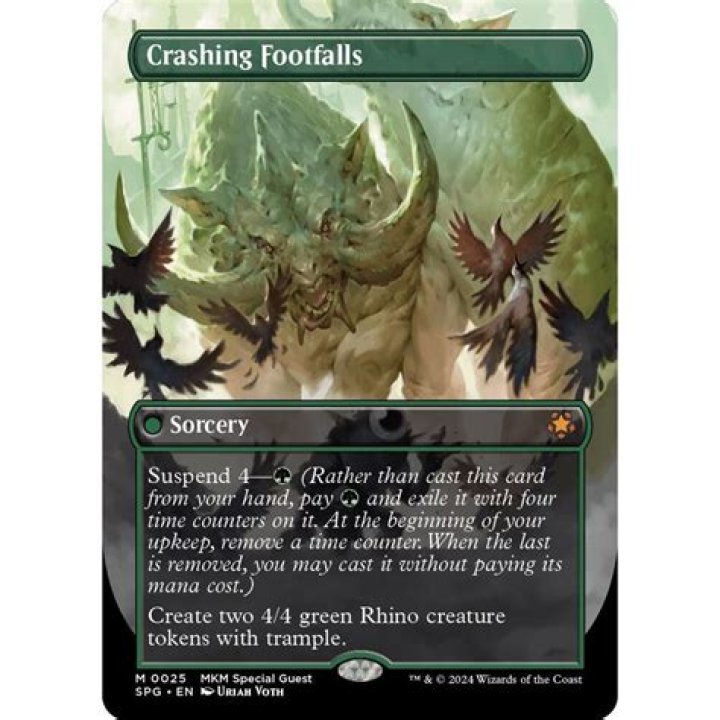 Crashing Footfalls (Borderless) | Special Guests