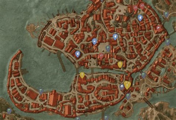 Crow's Perch South Map - The Witcher 3