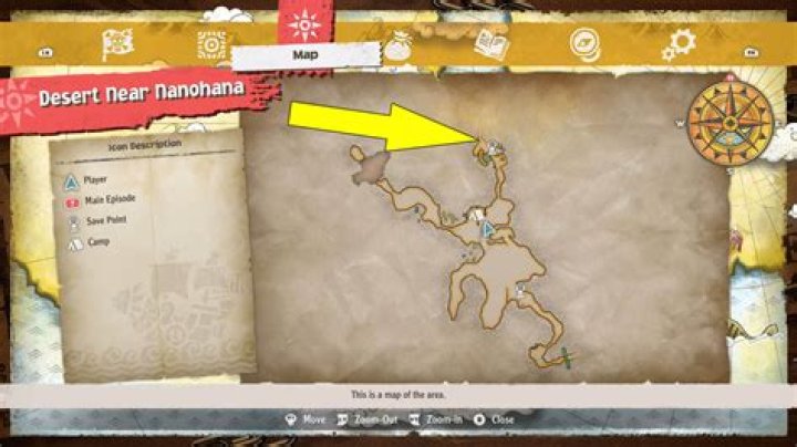 Desert Near Nanohana Correct Route