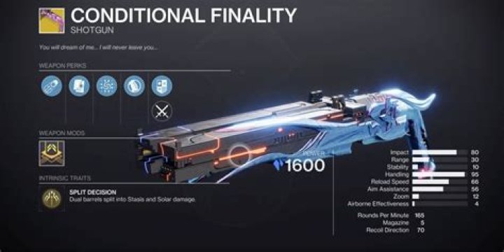 Destiny 2 Conditional Finality in 2024 [Exotic Weapon]