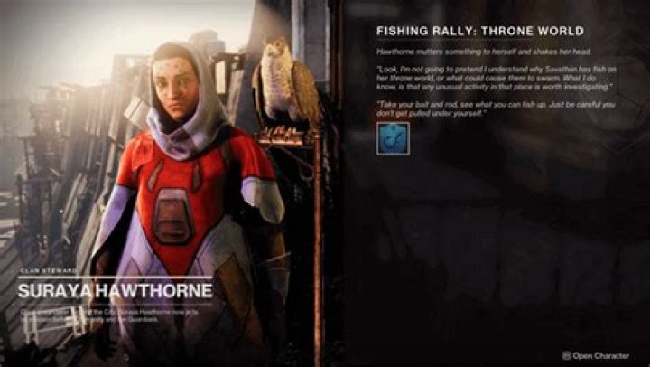 Destiny 2 Fishing Rally Throne World Quest Steps