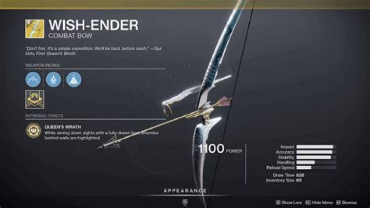 Destiny 2 How to Get Wish Ender in 2023 (Perks & Intrinsic Traits)
