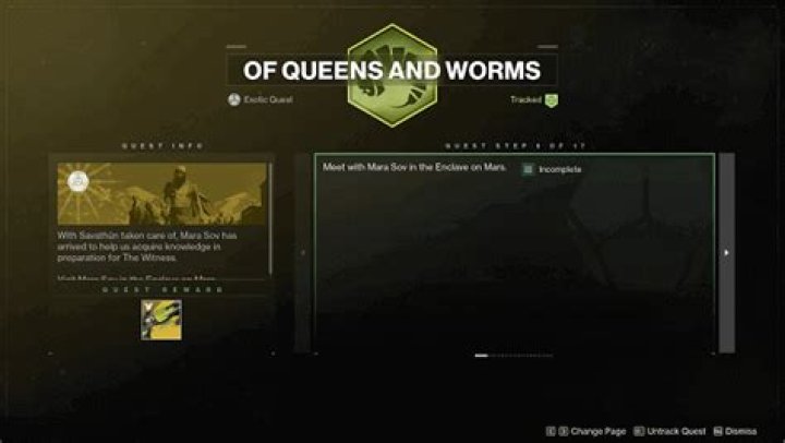 Destiny 2 Of Queens and Worms Quest Steps
