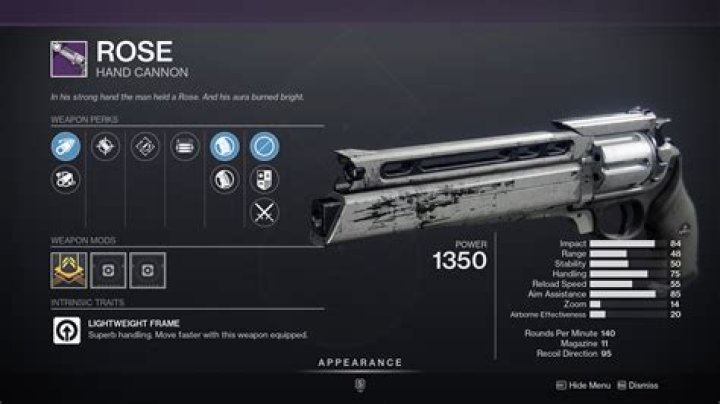 Destiny 2 Rose God Roll guide - PvE and PvP