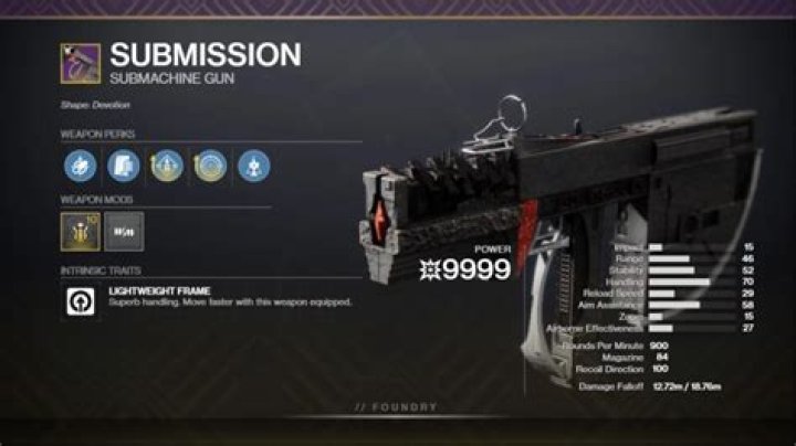 Destiny 2 Submission God Roll Guide – PvP and PvE