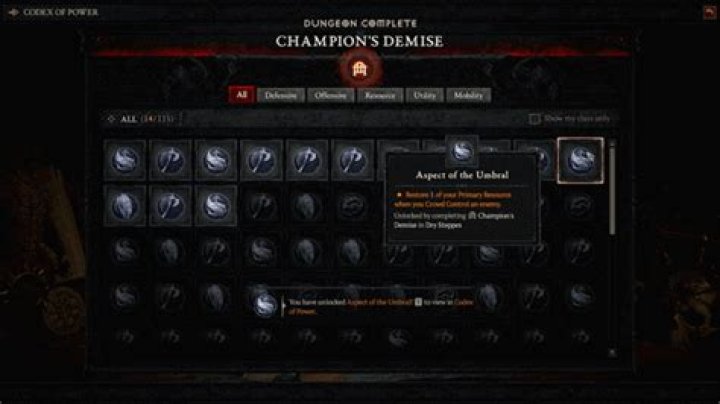 Diablo 4 Aspect of the Umbral (How to Get, Location & Effects)