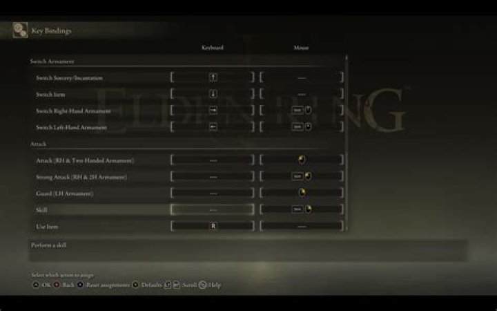 Elden Ring PC Controls