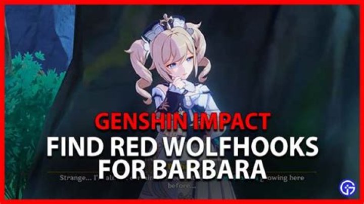 Find Red Wolfhooks For Barbara Hangout Event