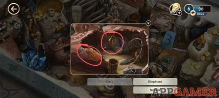 Find the Skull Insignia in the Cave Suite