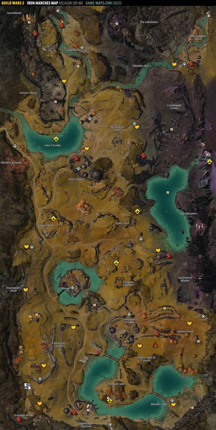 Fireheart Rise Map Guild Wars 2