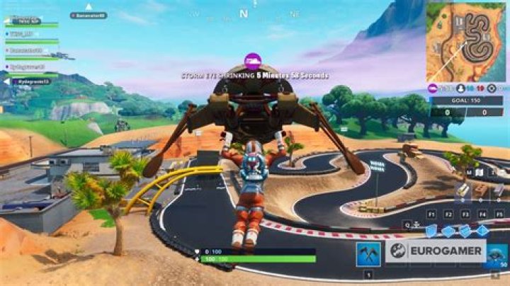 Fortnite Race Track locations: where to find a desert race track, snowy race track and grasslands race track