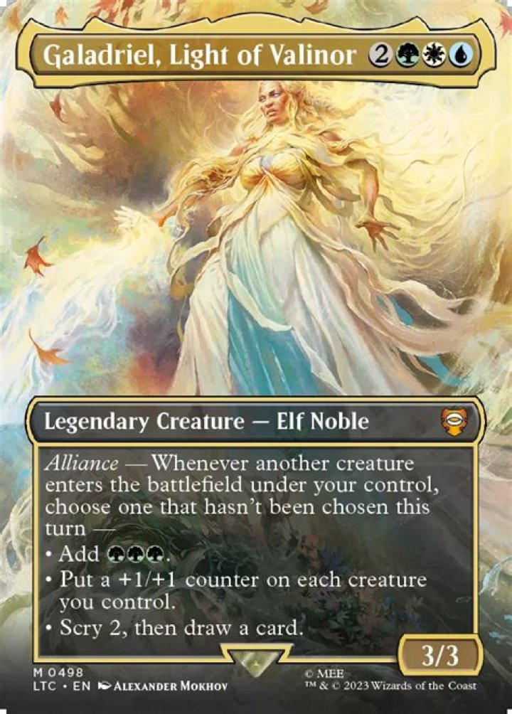 Galadriel, Elven-Queen (Extended Art) | The Lord of the Rings Commander - Variants