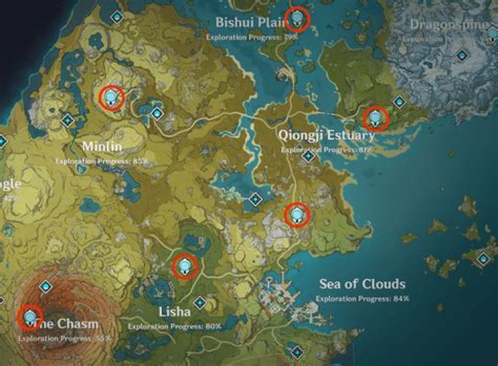 Genshin Impact: All Statue of the Seven Locations