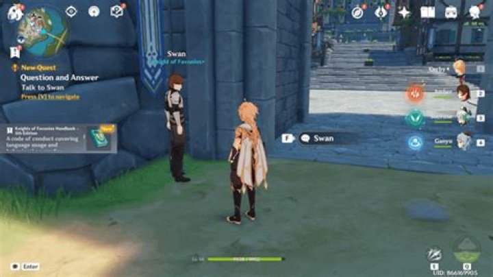 Genshin Impact Question and Answer Quest