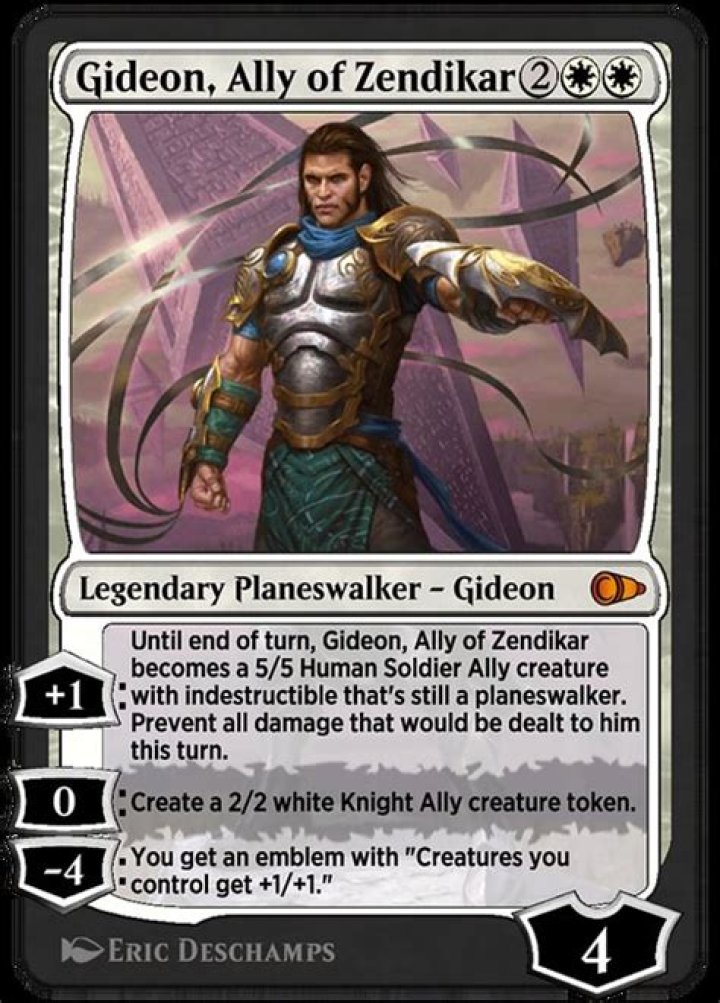 Gideon, Ally of Zendikar (Premier Play) (Borderless) | Promo: General