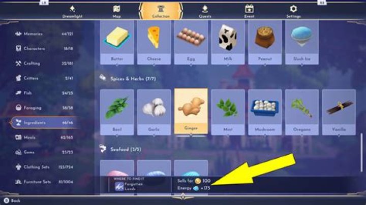 Ginger Locations - Disney Dreamlight Valley Wiki Guide