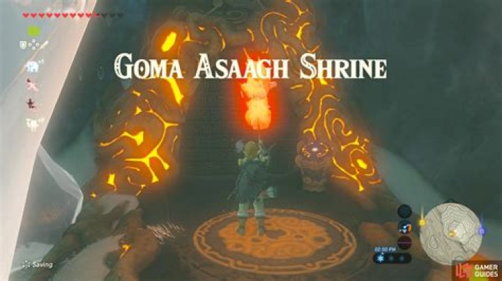 Goma Asaagh Shrine - Hebra Region - Towers and Shrines | The Legend of Zelda: Breath of the Wild