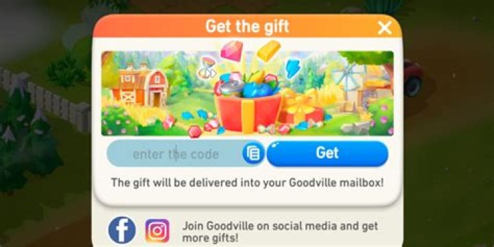 Goodville: Farm Game .. - Where do you redeem codes in the game?