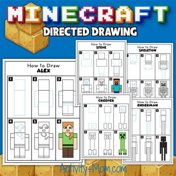 guess the minecraft character — Printable Worksheet