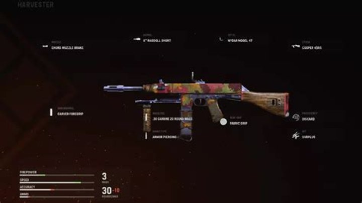 Harvester | COD Warzone and Vanguard Weapon Blueprint