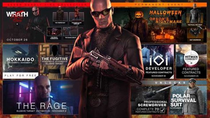 Hitman 3 Season of Wrath roadmap - new permanent event, Elusive Targets, and rewards