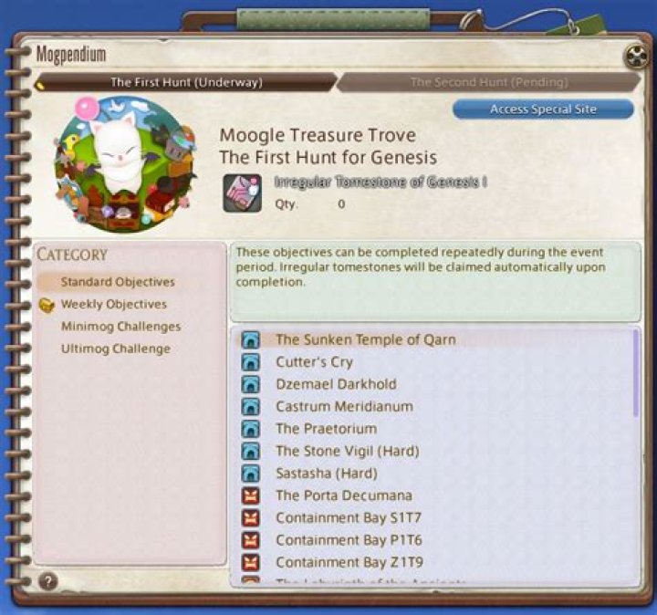 How Does the Mogpendium Work in Final Fantasy XIV's Moogle Treasure Trove Genesis