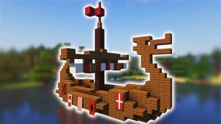 How To Build A Viking Ship In Minecraft