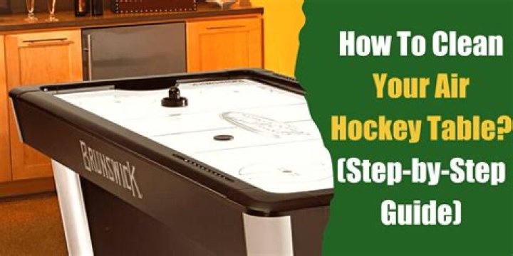 How To Clean Your Air Hockey Table? (Step-by-Step Guide)