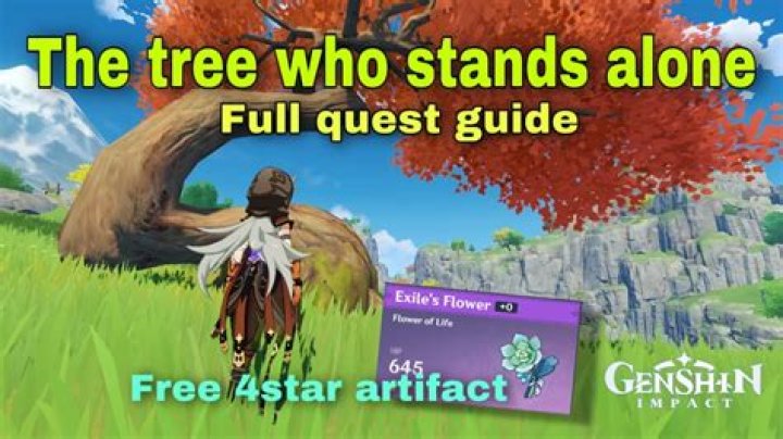 How To Complete The Tree Who Stands Alone Quest In Genshin Impact
