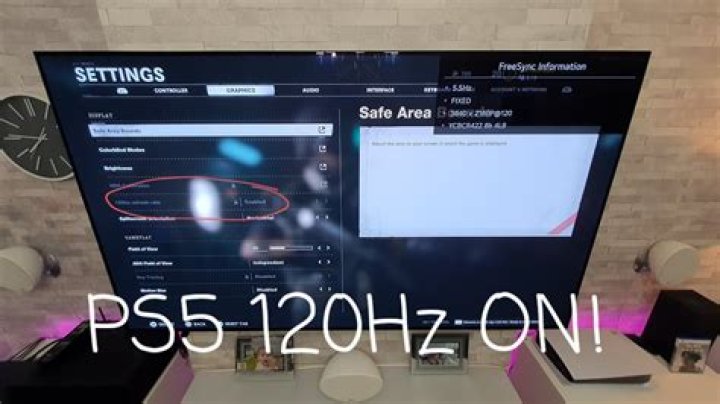 How to Enable 120Hz Video on PS5
