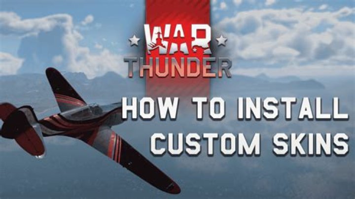 How to install custom skins in War Thunder