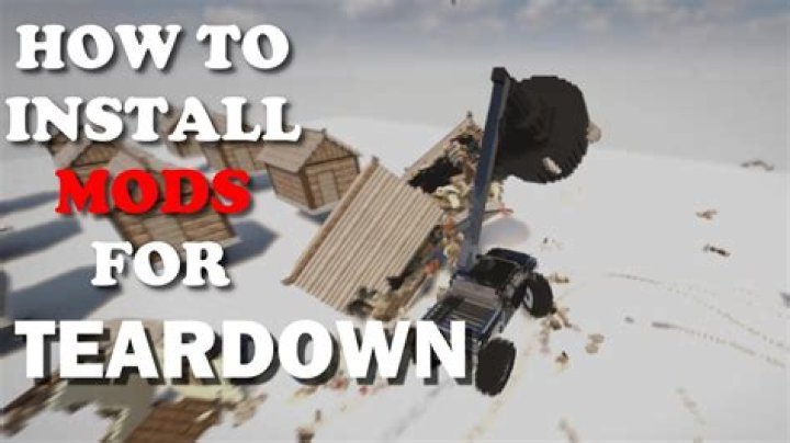 How to install mods in Teardown